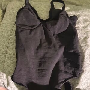 Kids Black One Piece Swimsuit